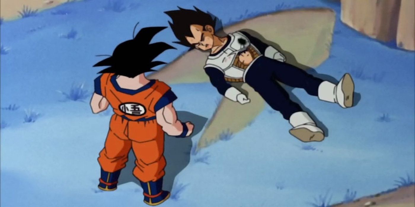 Dragon Ball Goku Defeats Vegeta