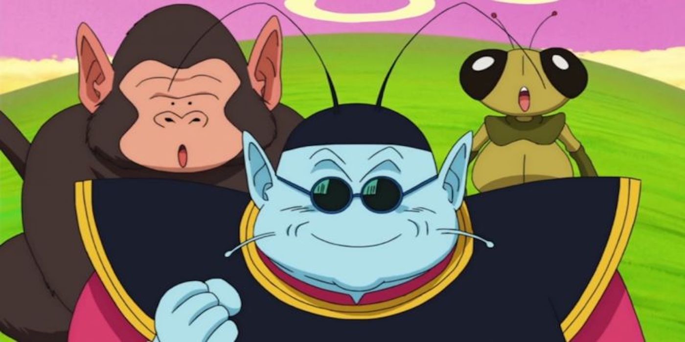 King Kai with Bubbles and Gregory.