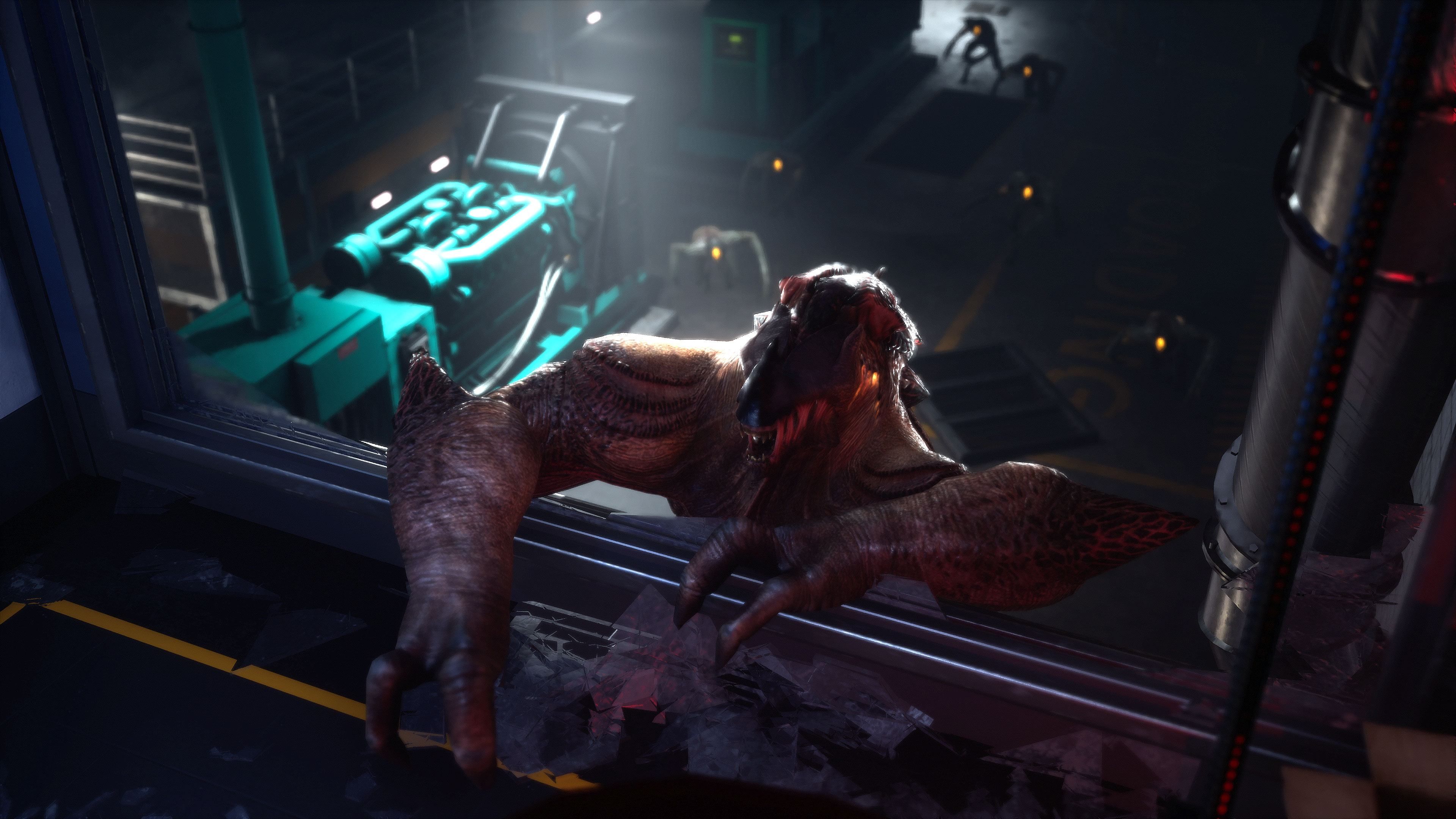 Earthfall Screenshot - Climbing Aliens