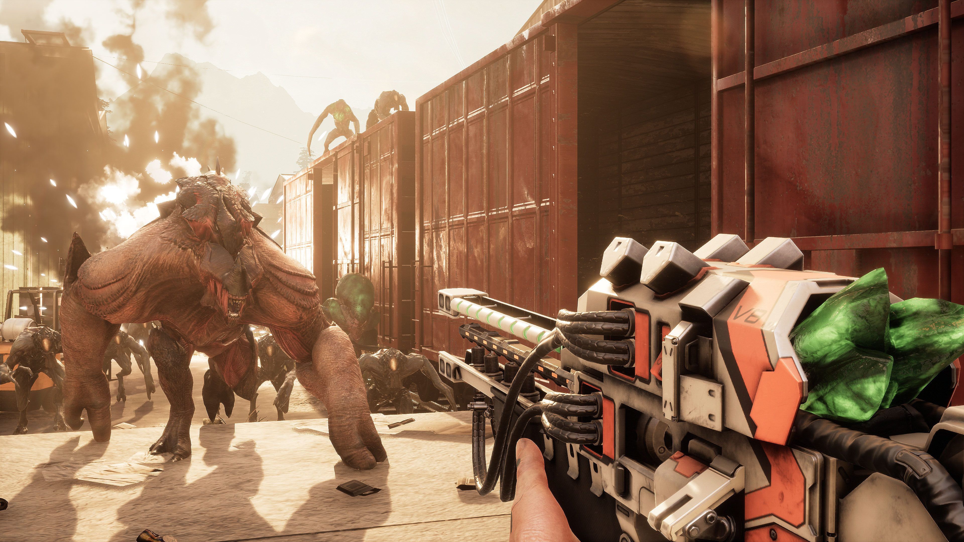 Earthfall screenshot - Alien Weapon