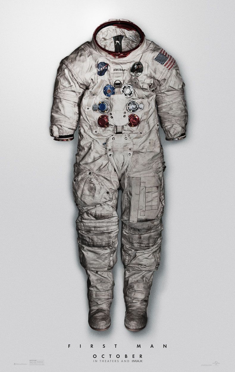 First Man Apollo 11 space suit poster