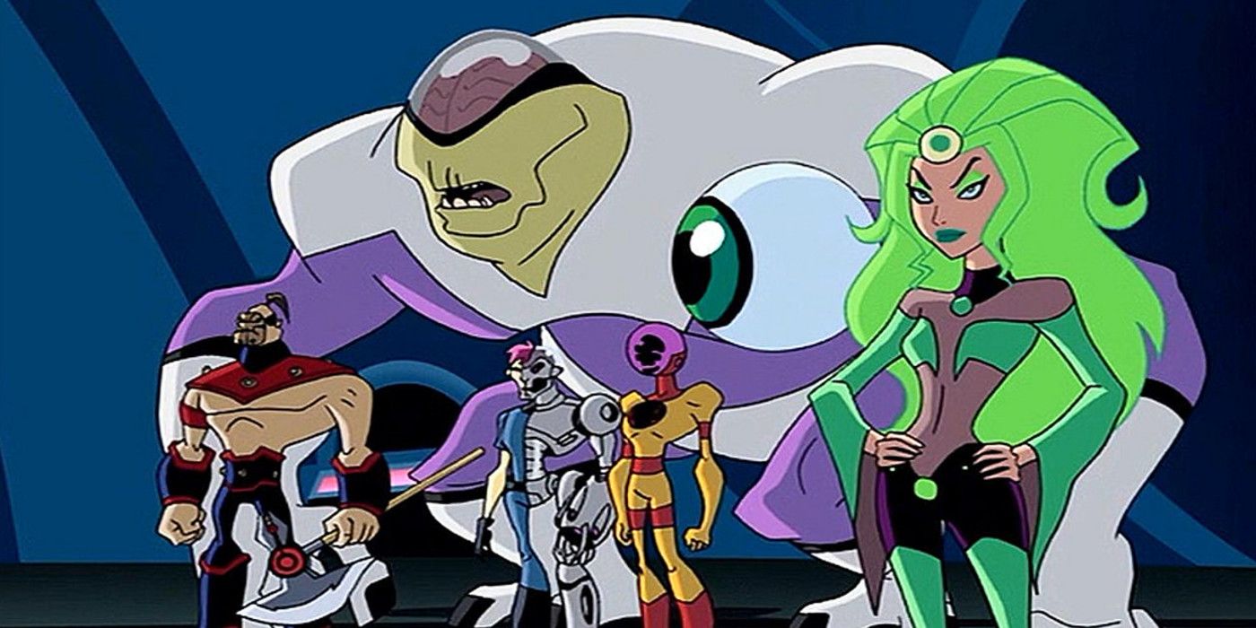 Fatal Five from Legion of Super Heroes Animated Series