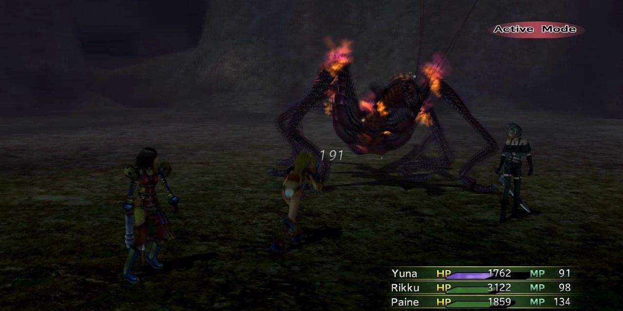Final Fantasy X-2 Fiend Colony Boss Fight