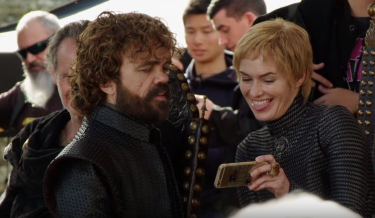 GOT Behind The Scenes Cersei and Tyrion