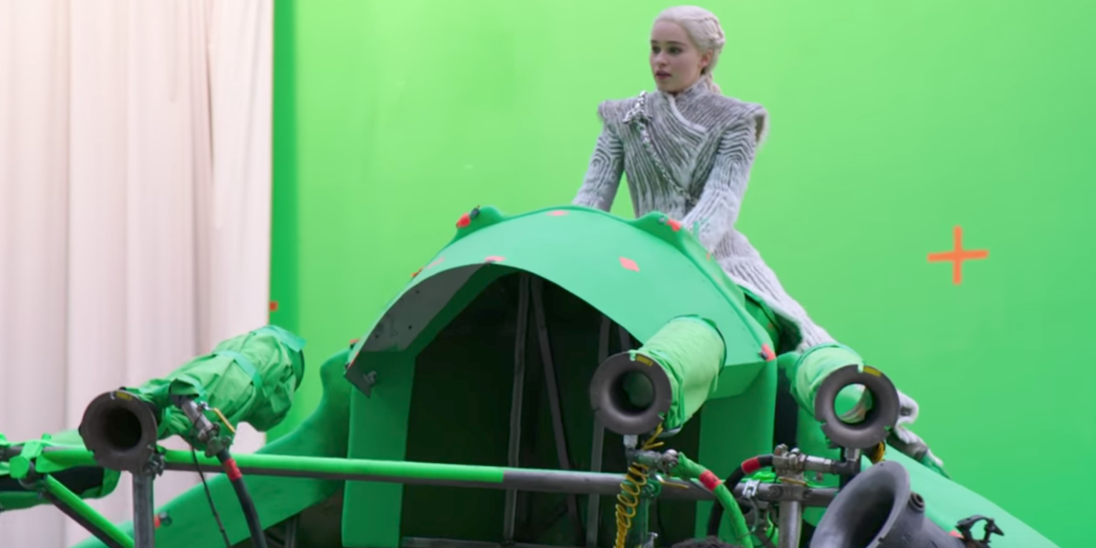 GOT Behind The Scenes Dragon Riding