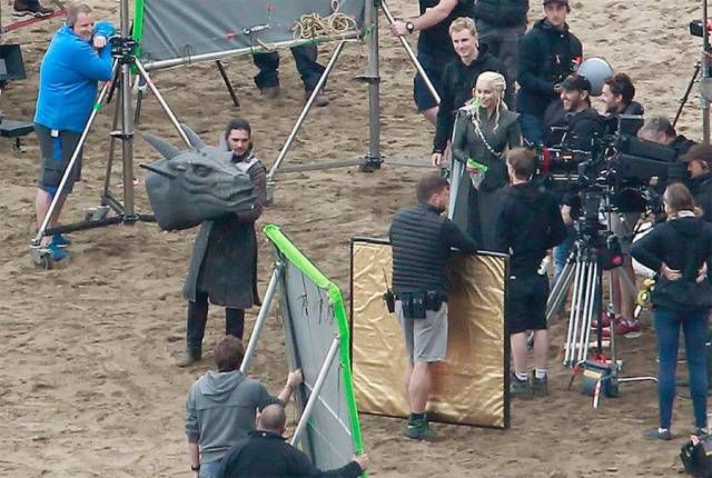 GOT Behind The Scenes Jon and Danerys