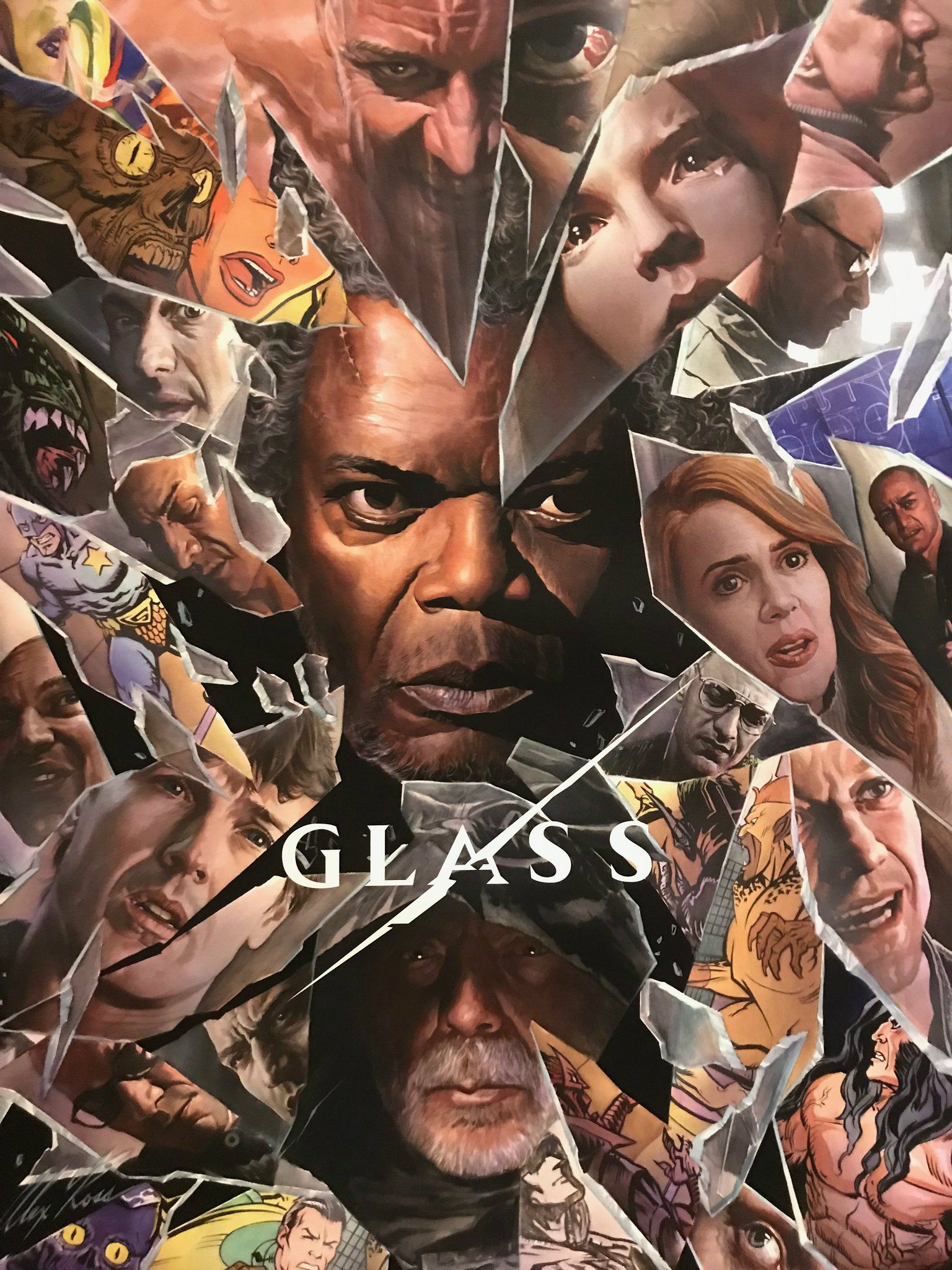 M. Night Shyamalan’s Glass Trailer & Comic-Con 2018 Poster