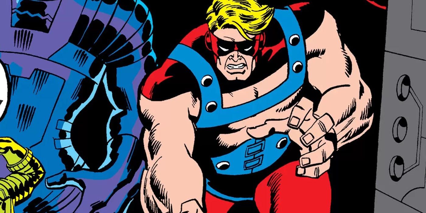 Hank Pym goes into battle as Goliath in Marvel Comics.