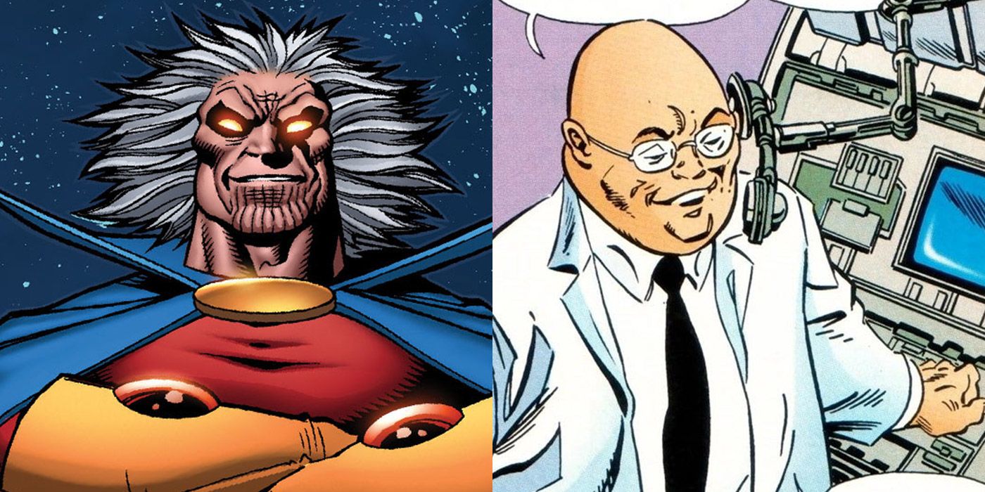 The Collector and Egghead from Marvel Comics
