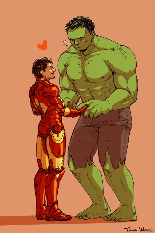 Hulk and Iron Man 