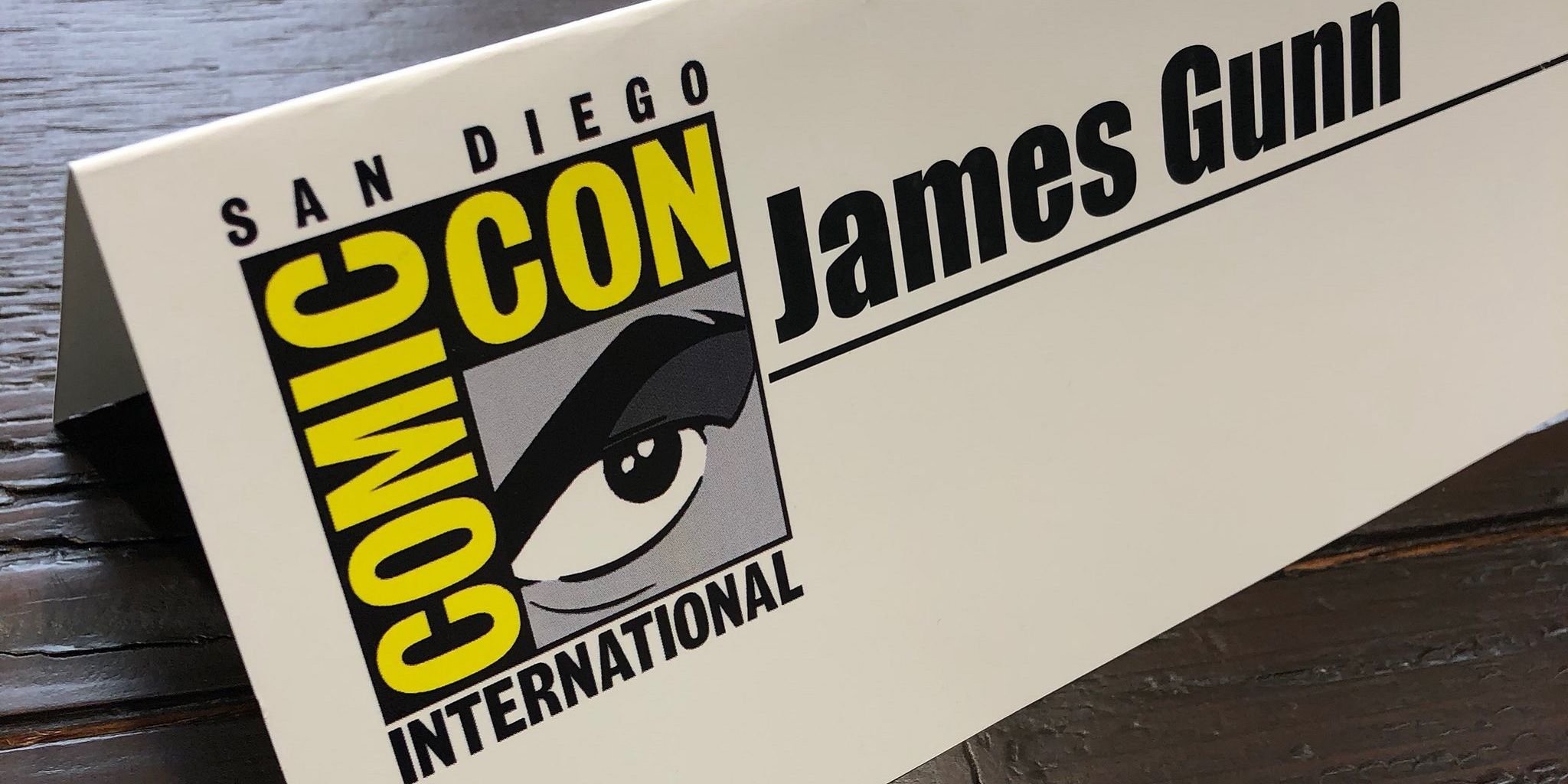 James Gunn Comic-Con card