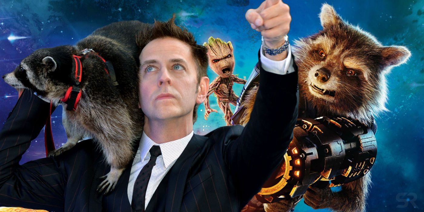 James Gunn and Rocket Raccoon