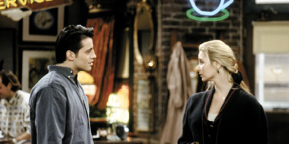 Ursula and Joey in Friends 