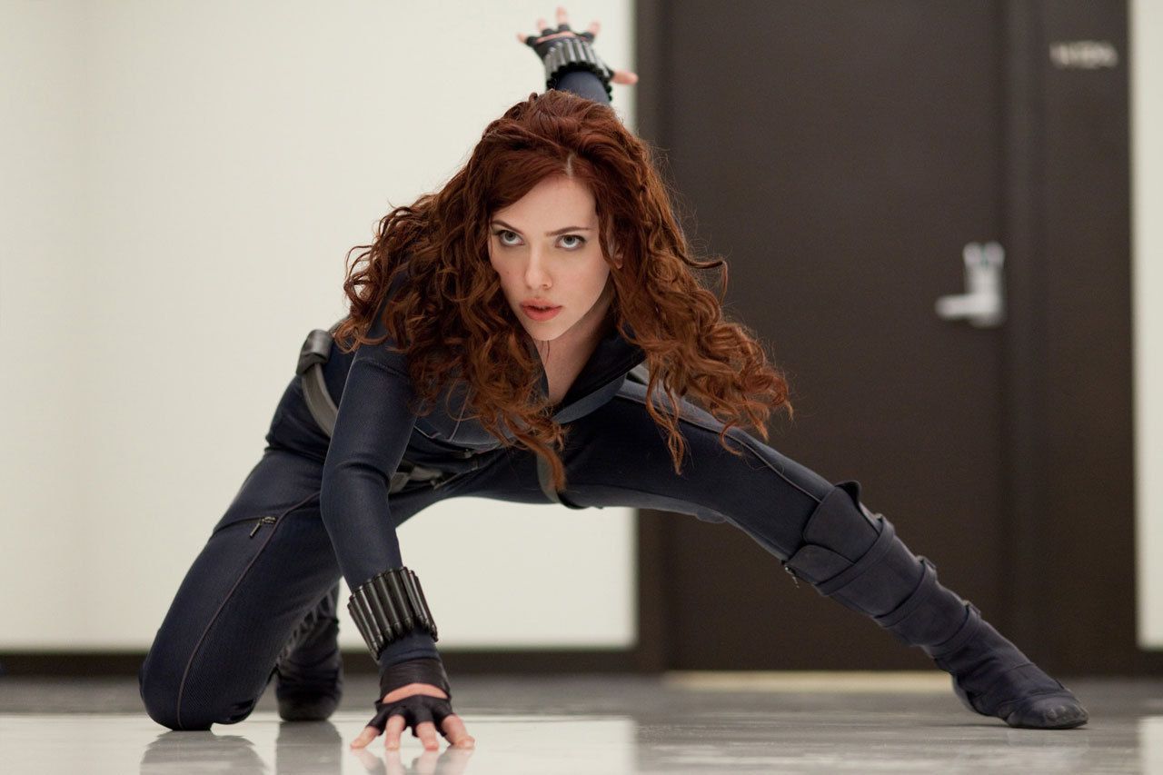 Johansson as Black Widow
