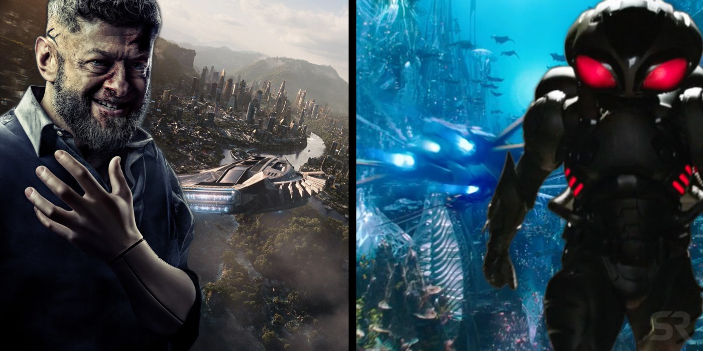 Klaue Wakanda Black Panther and Black Manta Atlantis Aquaman