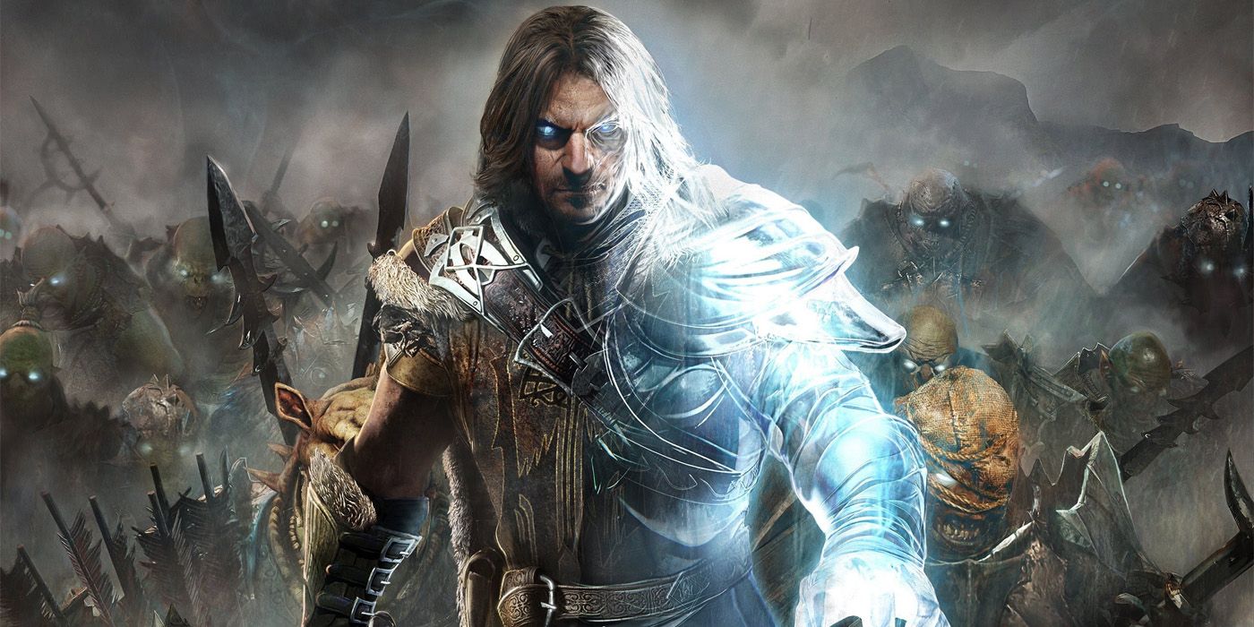 Ranger Talion in Middle Earth Shadow of Mordor leading an army of orcs