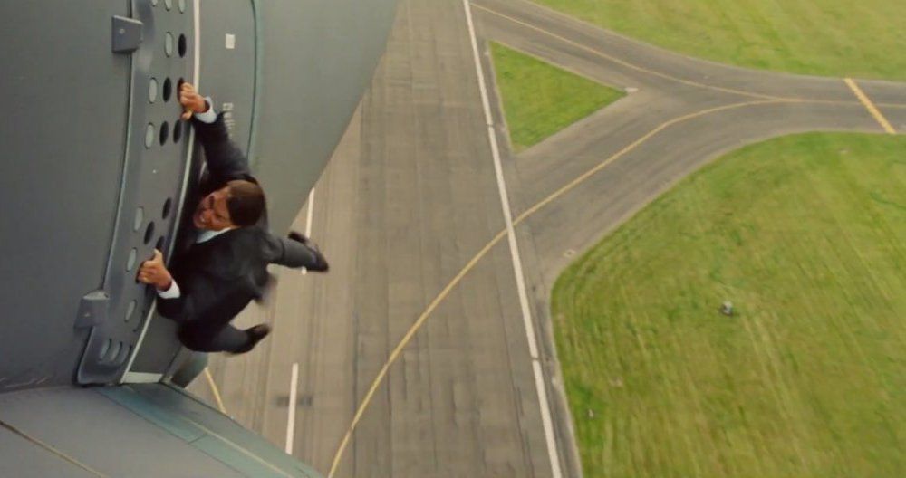 Mission Impossible Airplane Stunt