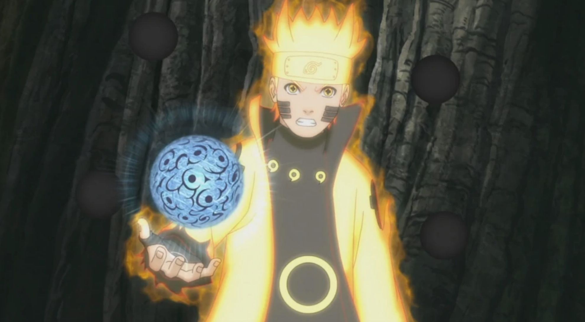 Naruto Uses Shukaku For Magnet Release