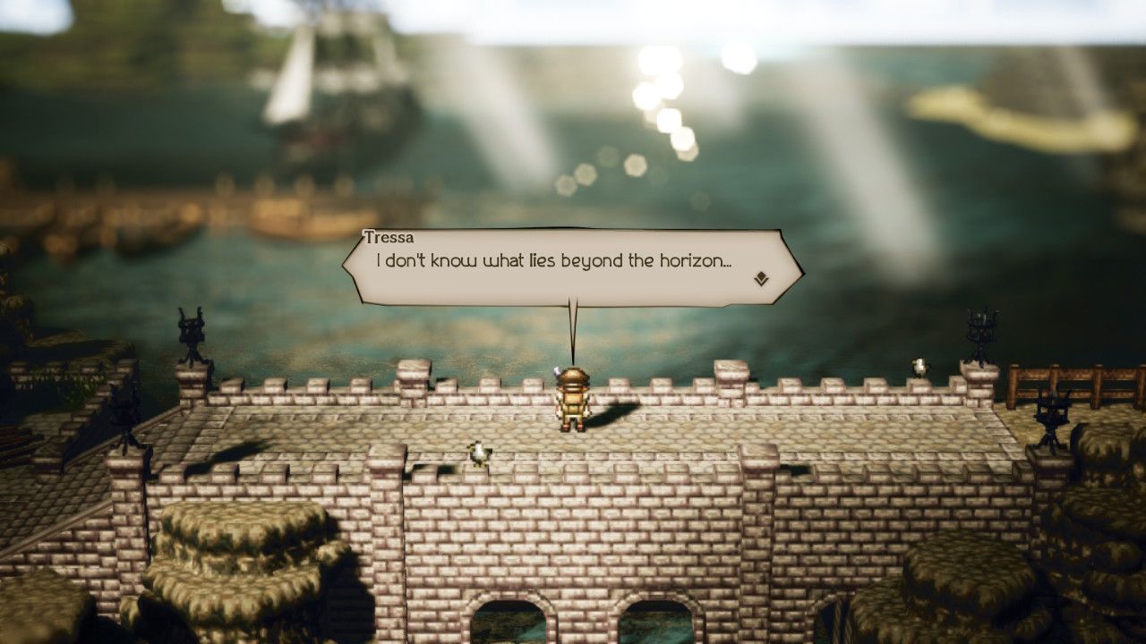 Octopath Traveler Bridge Scene