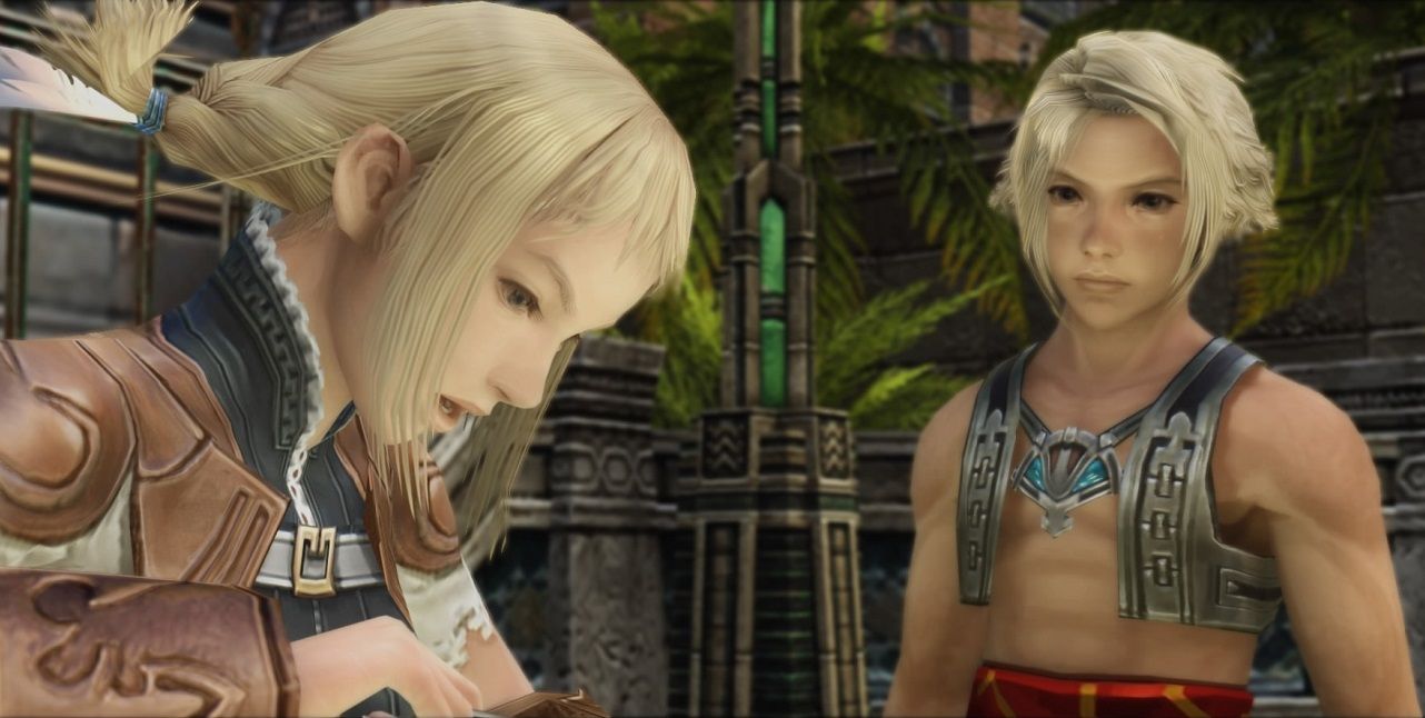 Penelo and Vaan in Final Fantasy XII