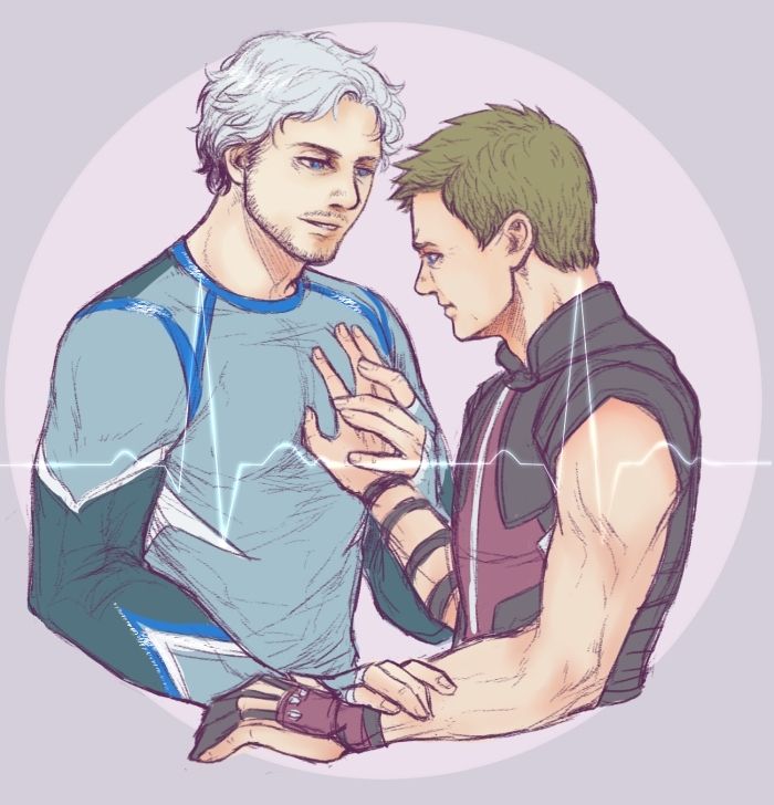 Quicksilver and Hawkeye 