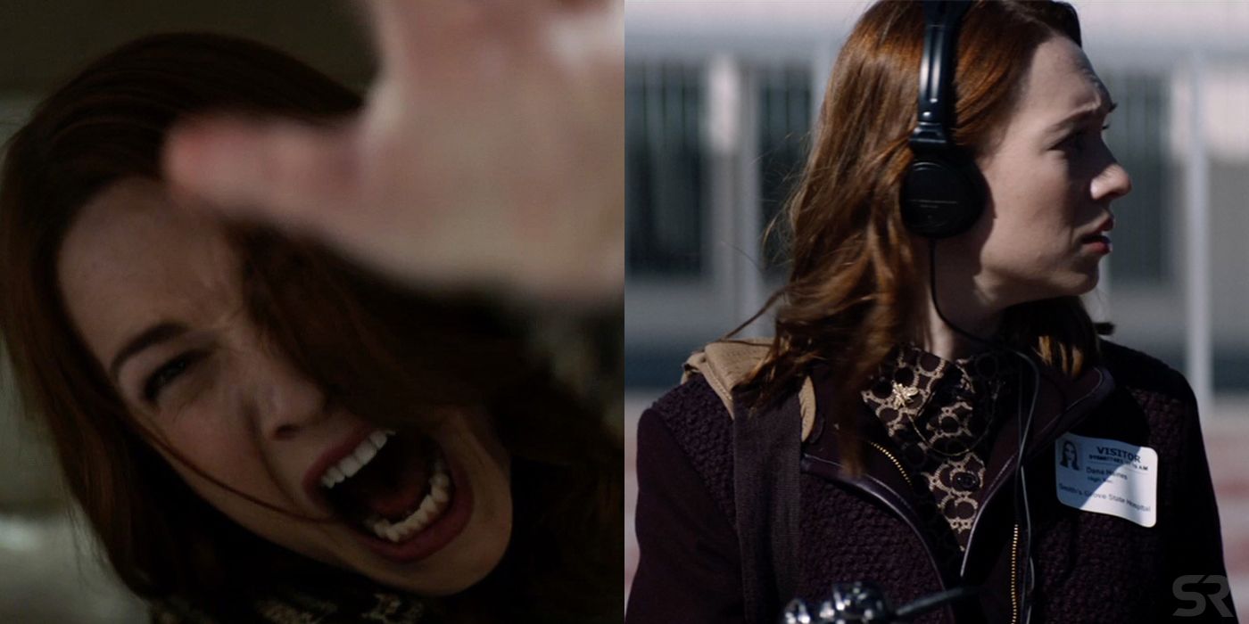 Rhian Reese screaming in Halloween 2018