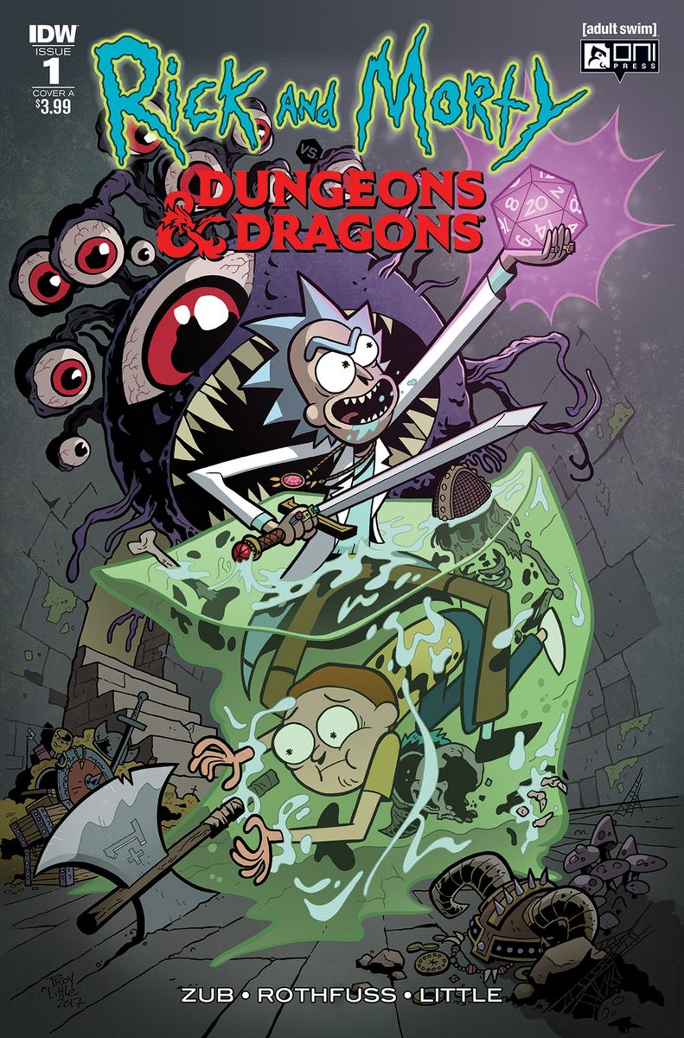 Rick and Morty Dungeons and Dragons #1 Cover