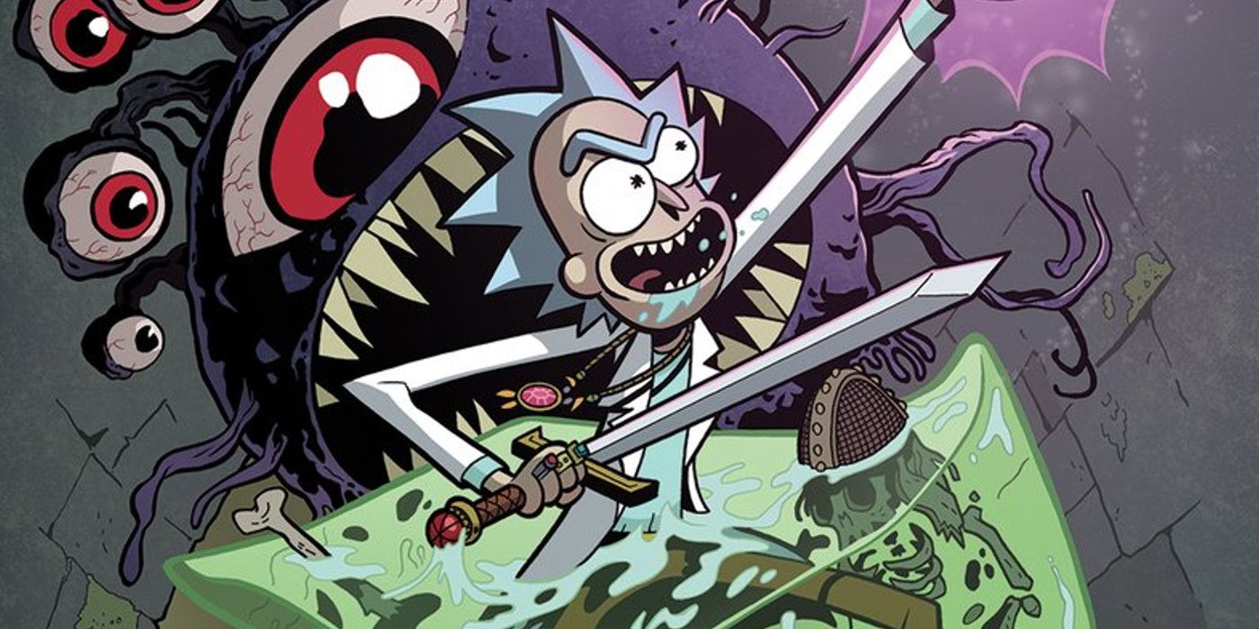 Rick and Morty Dungeons and Dragons Comic