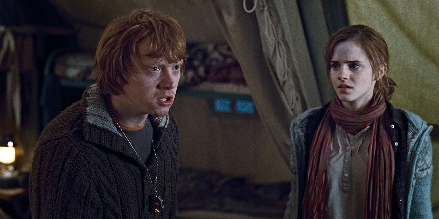 Ron and Hermione Arguing