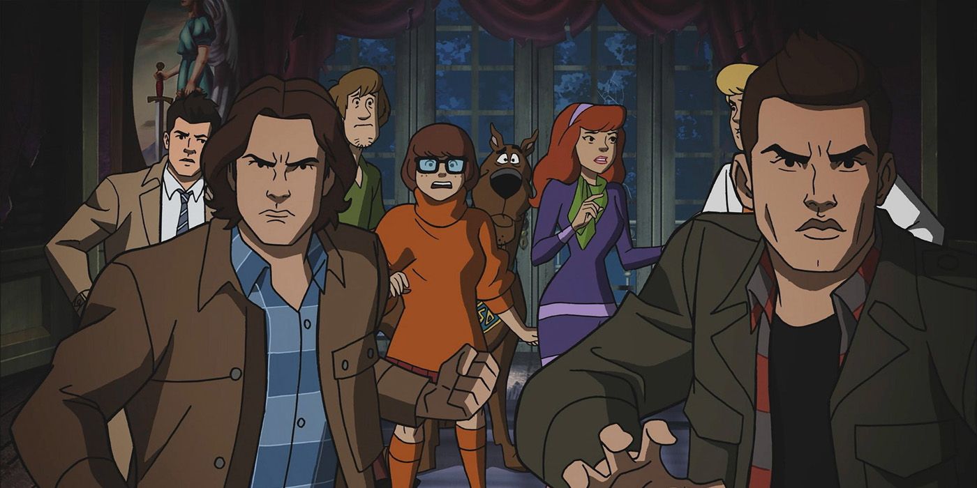 Animated Sam Dean and Scooby Doo