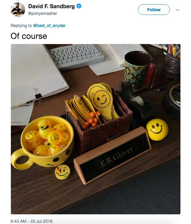 Shazam Watchmen Easter Egg Tweet