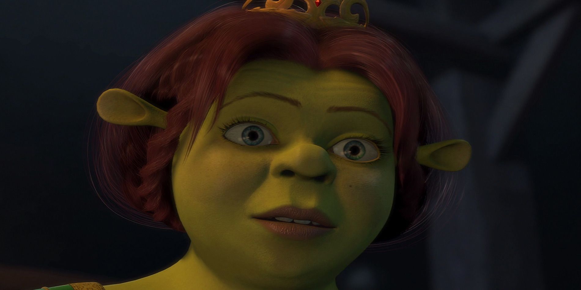 Fiona is revealed to be an ogre in Shrek