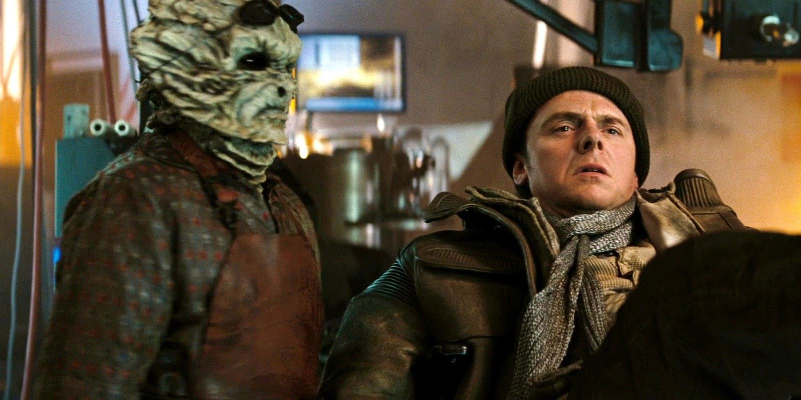 Simon Pegg as Montgomery Scotty Scott in Star Trek