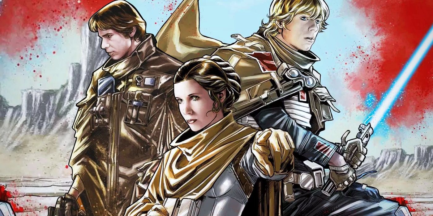 Star Wars Comic Battle Han Luke Leia