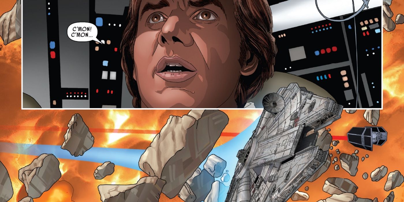 Star Wars Comic Han Solo Darth Vader