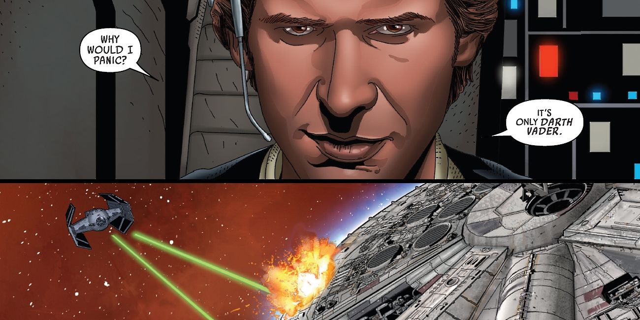 Star Wars Comic Han Solo Vader Pilot