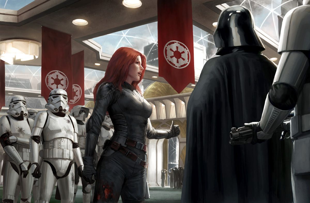 Star Wars Darth Vader and Mara Jade