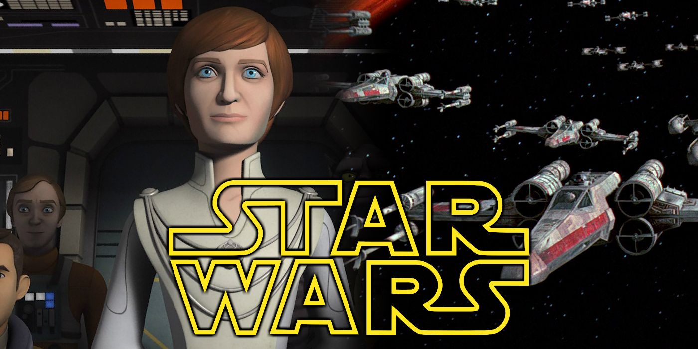 Star Wars Mon Mothma and X-Wings