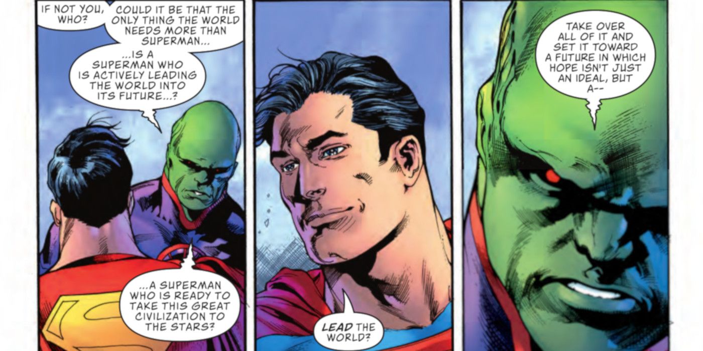 Superman and Martian Manhunter in Supeman #1