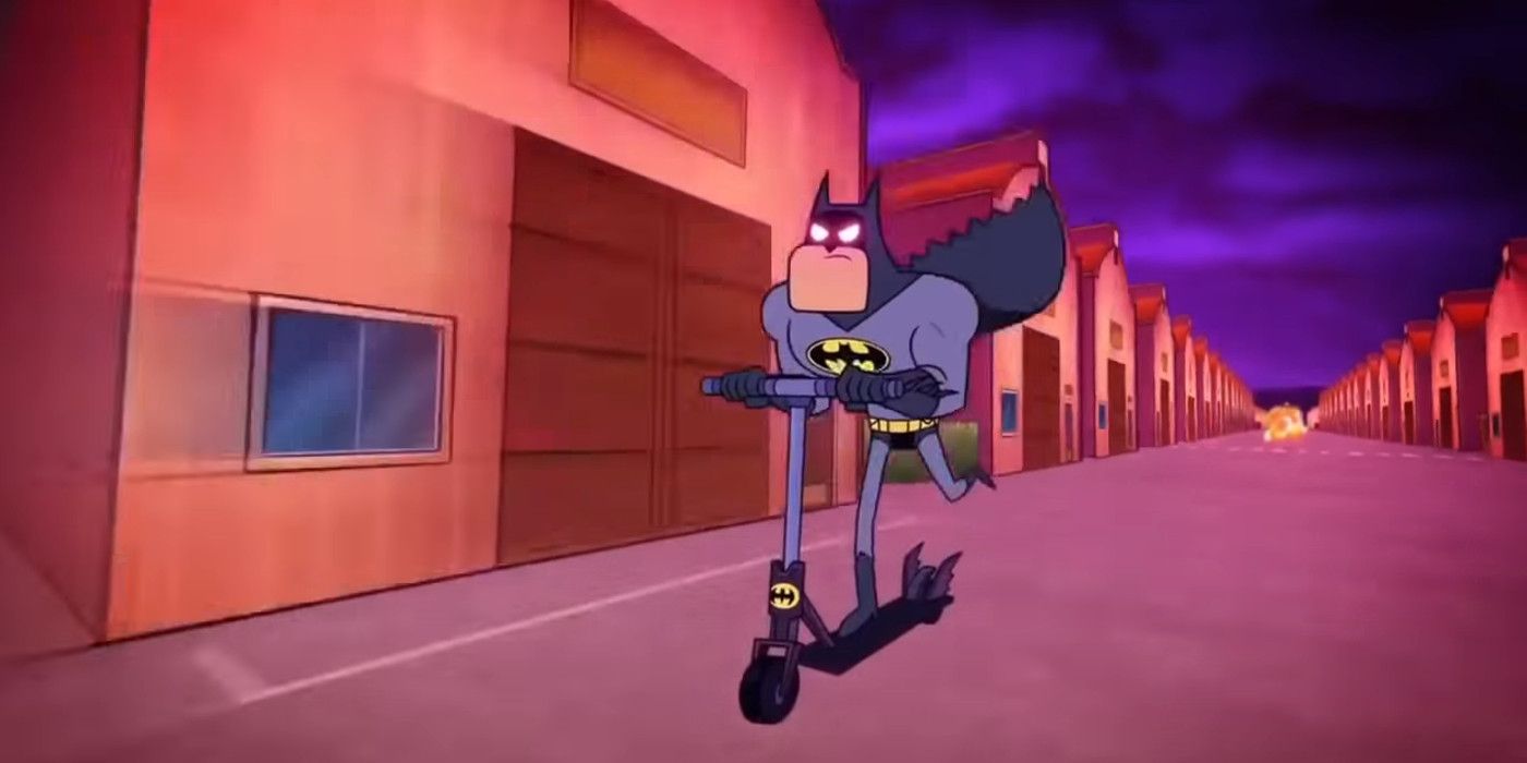 Teen Titans Go! To The Movies Batman on Bat-Scooter