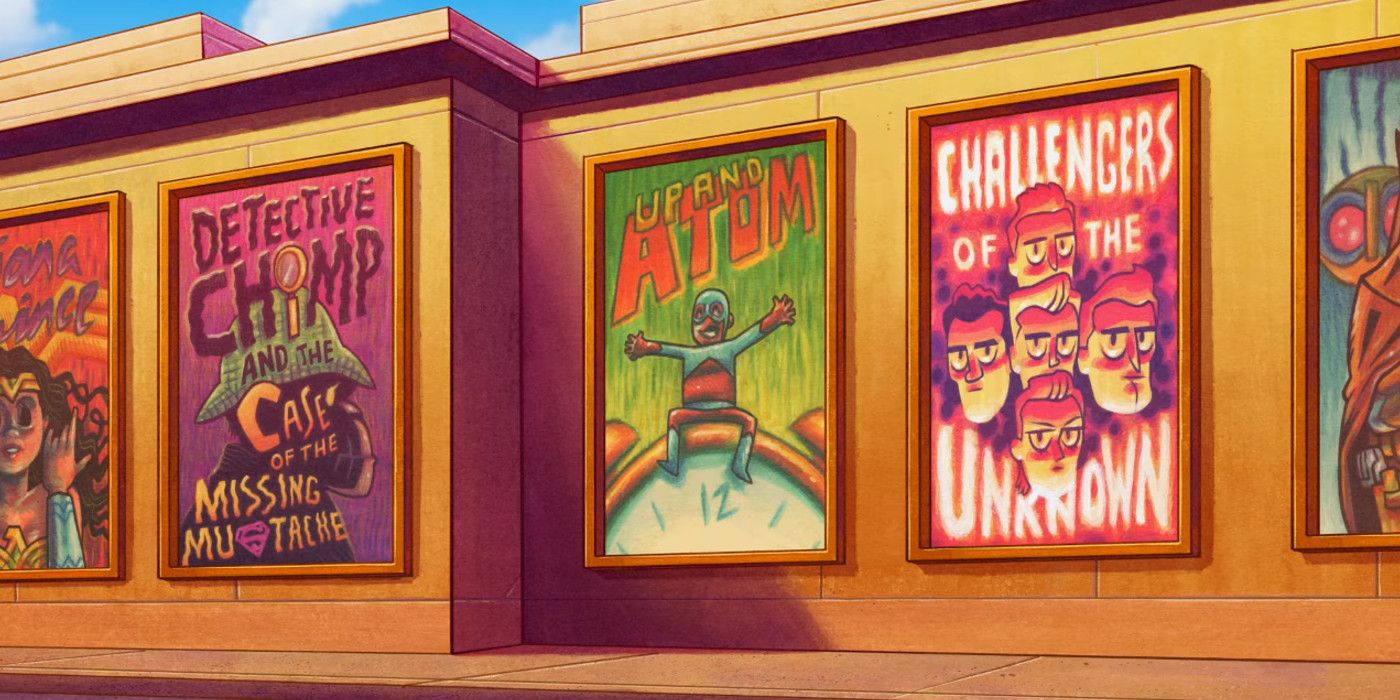 Teen Titans Go! To The Movies Mock Posters The Atom Detecticve Chimp Challengers of the Unknown