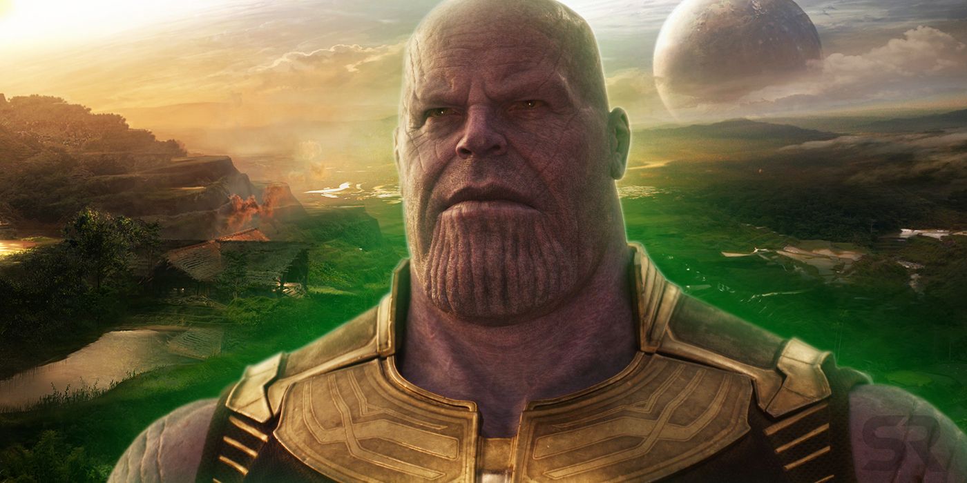 Thanos Time Travels to Titan in Avengers Infinity War