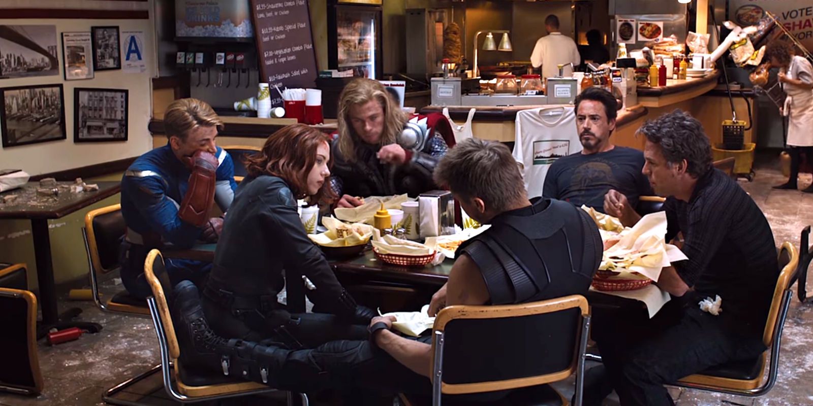 The Avengers - Shawarma post credits scene