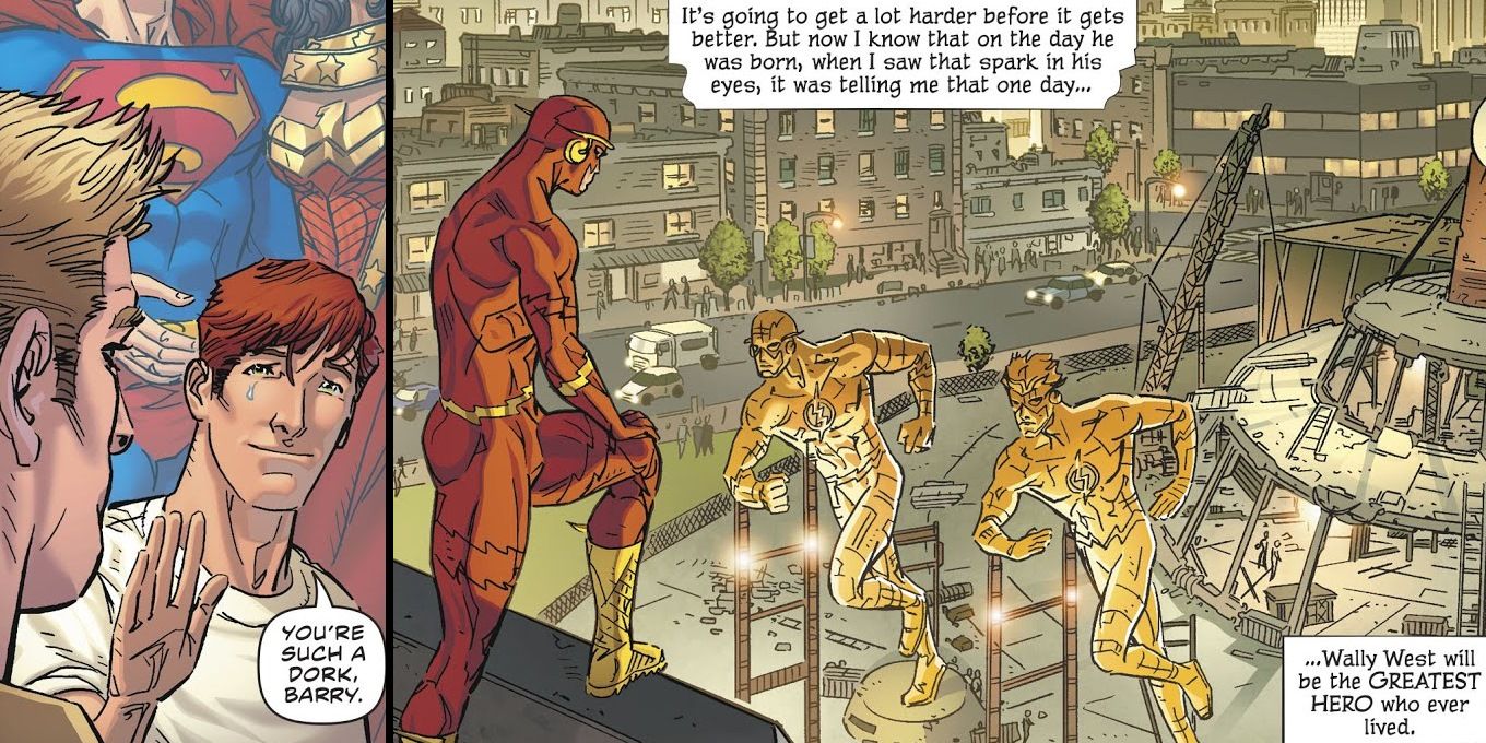 The Flash Comic Barry Wally Best Hero
