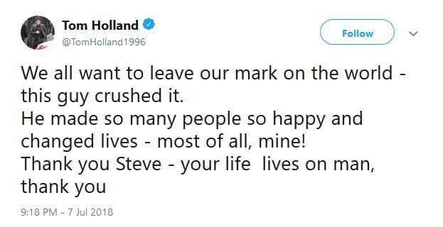 Tom Holland&rsquo;s Steve Ditko Tribute Screenshot