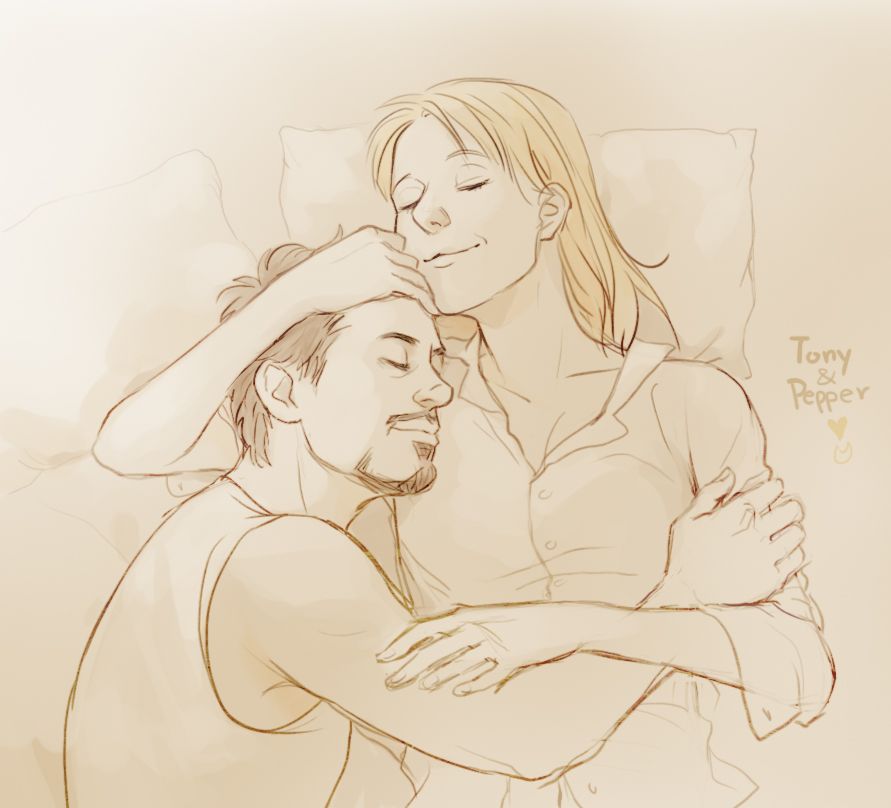 Tony Stark and Pepper Potts