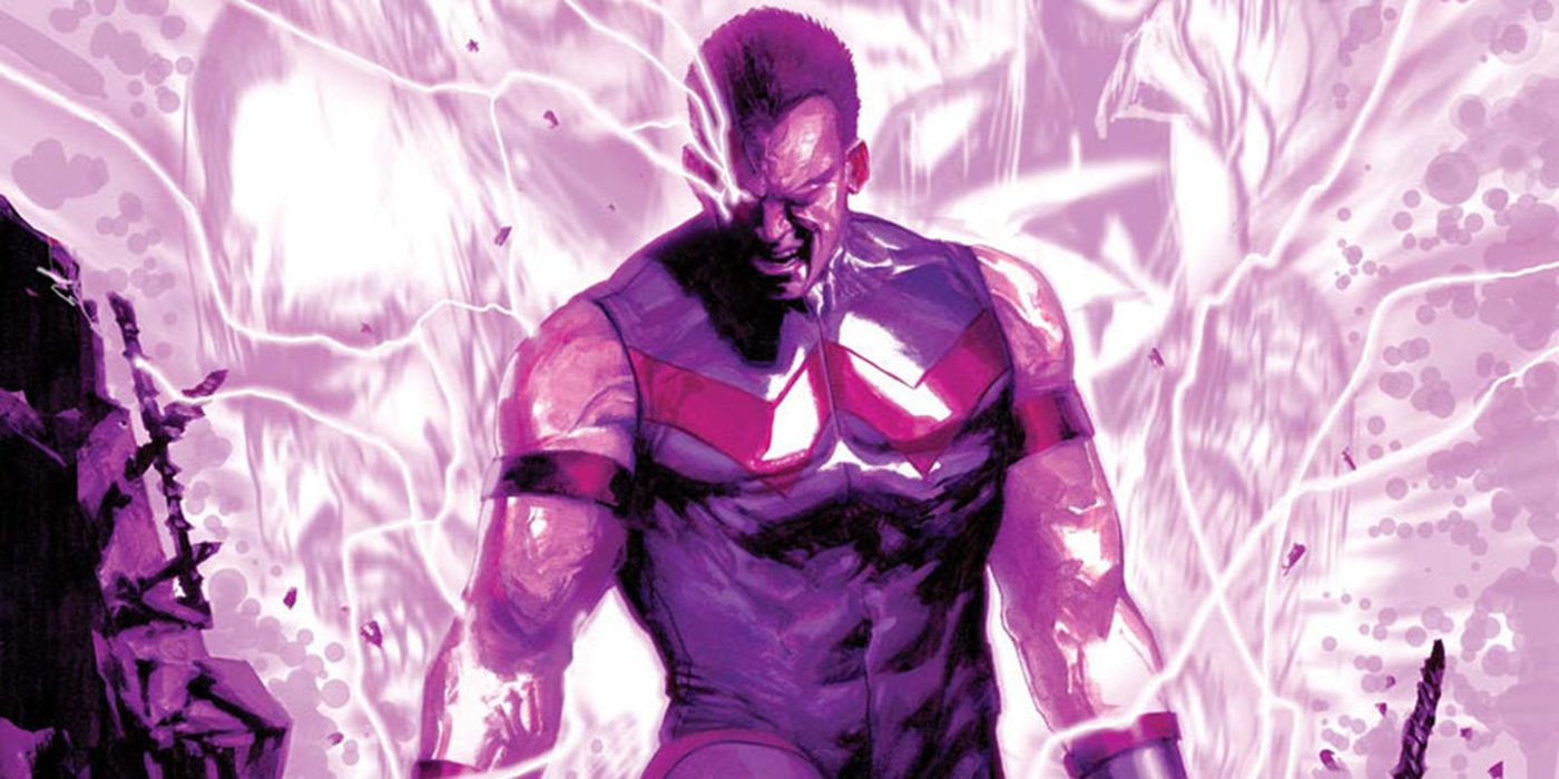 Wonder Man emitindo seus poderes na Marvel Comics