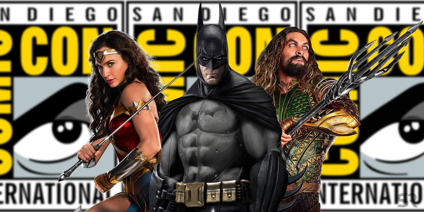 Wonder Woman Batman and Aquaman SDCC 2018