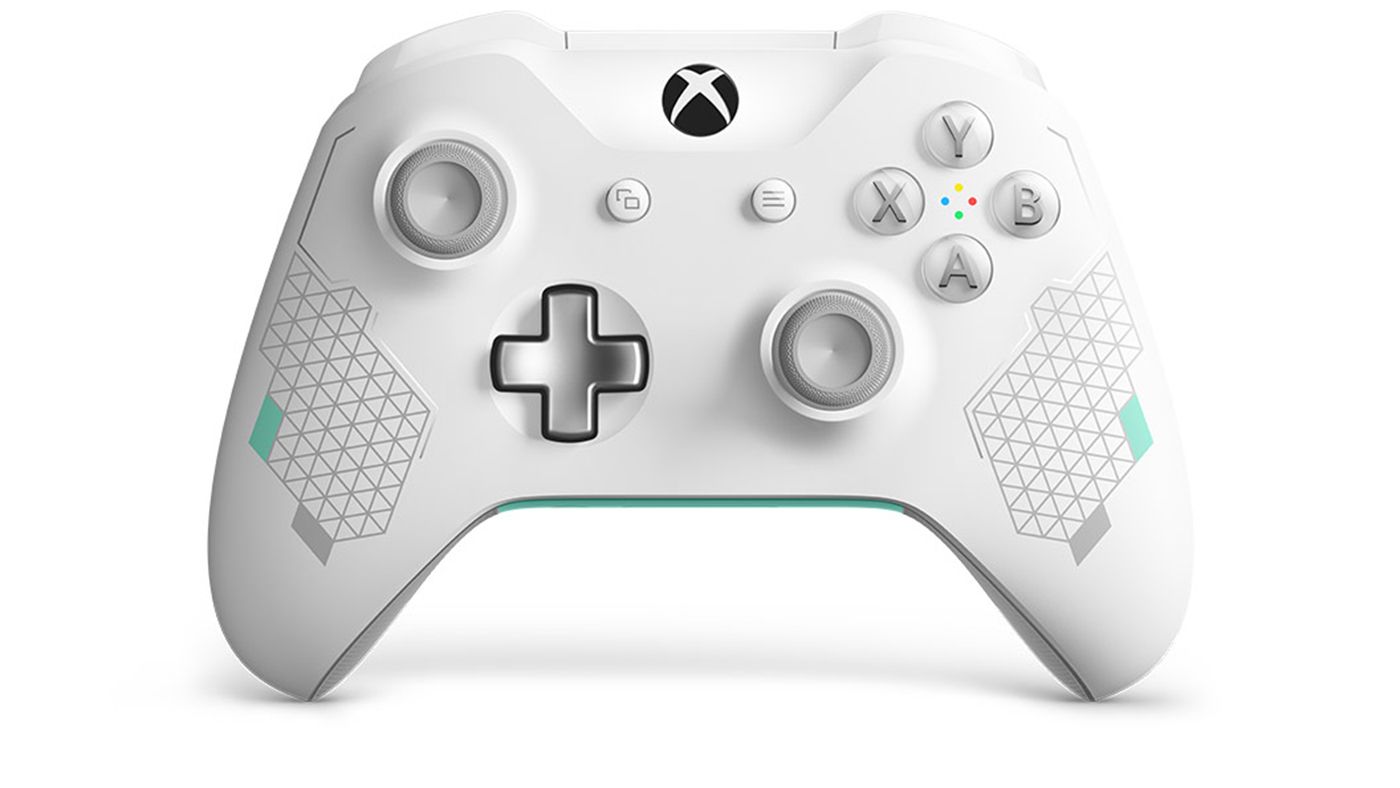 Xbox Sport White Controller Head On