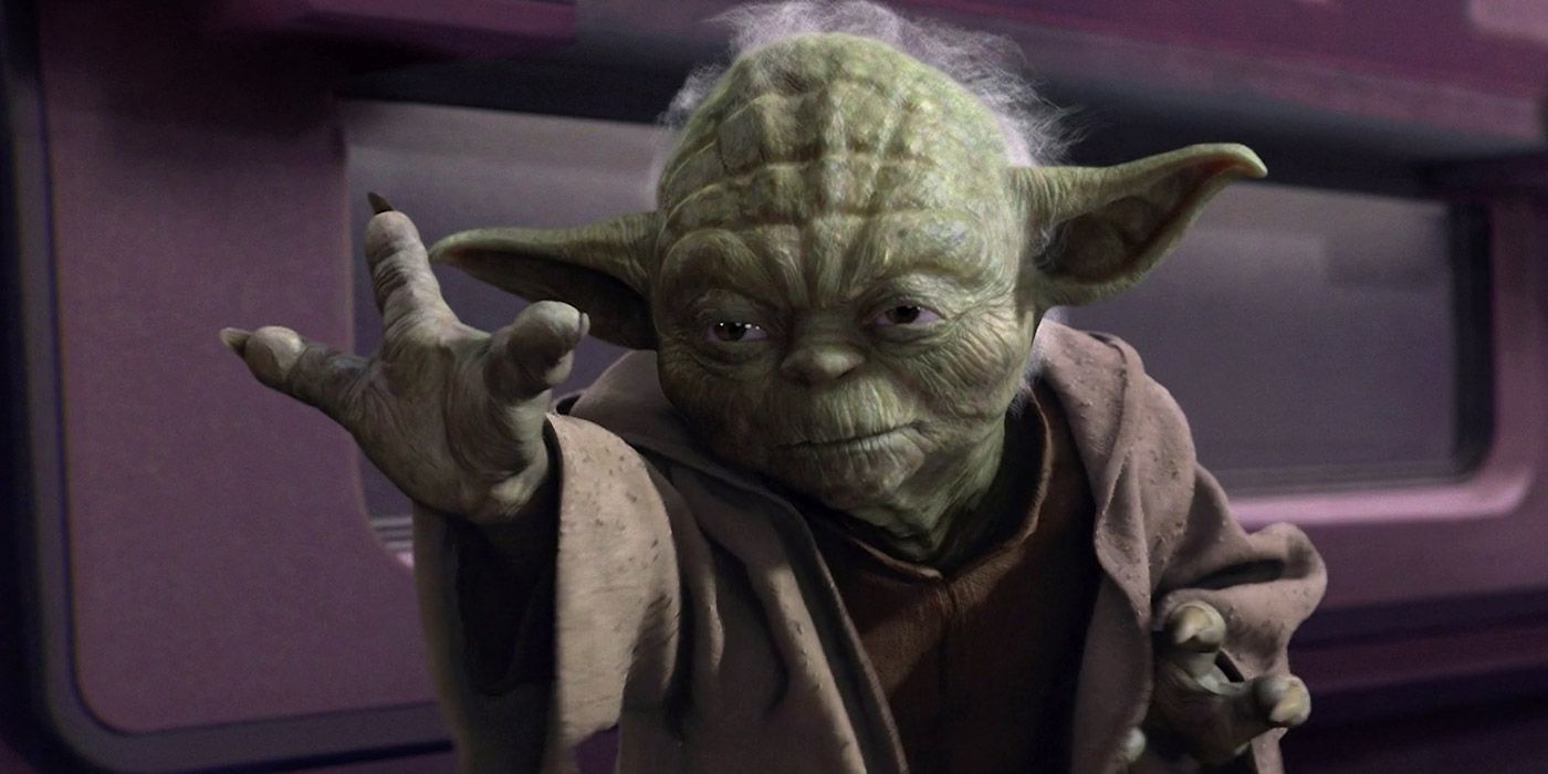 Yodi using the Force.